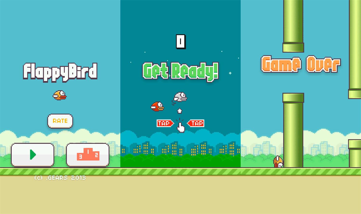 娱乐闯关游戏 像素鸟