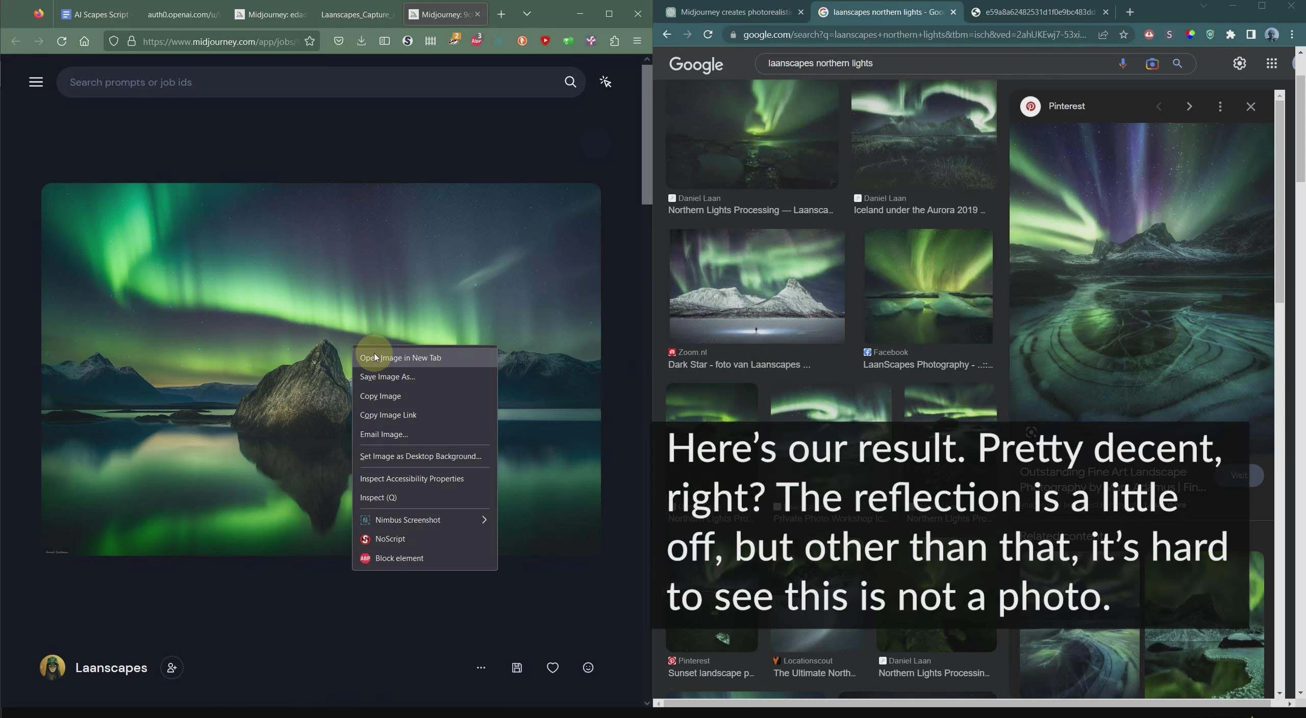 摄影师 Daniel Laan 使用 ChatGPT 与 Midjourney 生成风光图像（中英字幕）