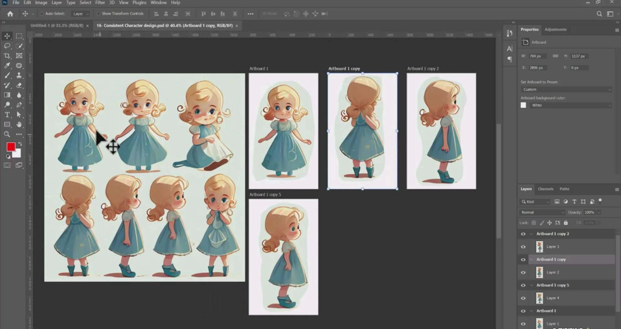 掌握 MidJourney V5 AI + ChatGPT 创建一致的角色设计图像,中英字幕(22节课)