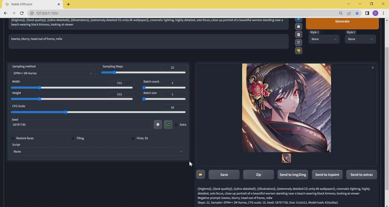 Stable Diffusion 101：使用 AI 创建自定义动漫艺术教程，中英字幕（17节课）