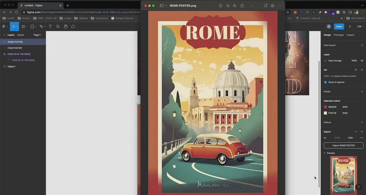 Midjourney AI 人工智能创建和销售令人惊叹的海报教程，中英字幕（10 节课）