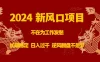 2024 新风口项目，不在为工作发愁，长期稳定，日入过千，逆风翻盘不是梦