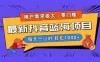 最新抖音带货蓝海项目，用户需求极大！每天一小时轻松 1000+，零门槛零投入【揭秘】