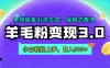 羊毛粉变现 3.0 全网独家引流方式，保姆式教学，小白轻松上手，日入 500+