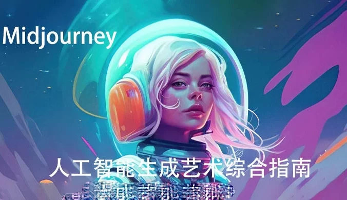 Midjourney 及 ChatGPT 4 人工智能生成艺术图像综合指南，中英字幕（9 节课）