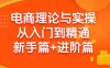 电商理论与实操从入门到精通：抖店+淘系+多多，新手篇+进阶篇