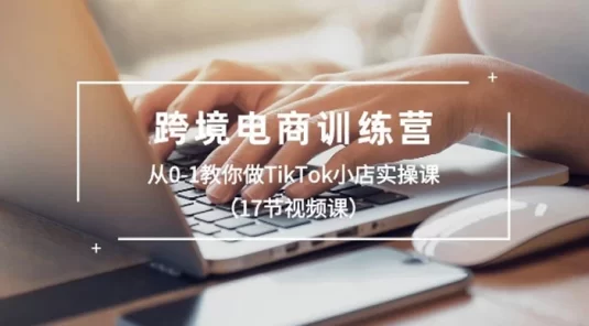 跨境电商训练营：从 0-1 教你做 TikTok 小店实操课（17 节课）