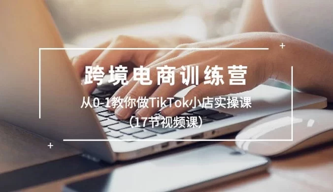 跨境电商训练营：从 0-1 教你做 TikTok 小店实操课（17 节课）