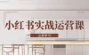 小红书实战运营课：从开通店铺到直播话术，打造爆款笔记与高效直播