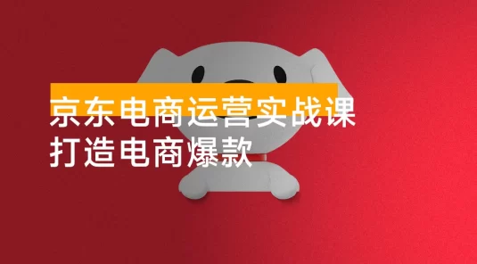 京东电商运营实战课，传授开店、运营、营销技巧，快速上手，打造电商爆款