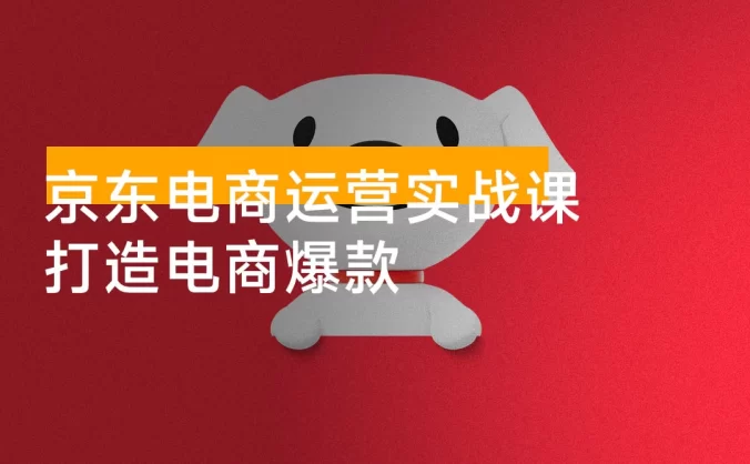 京东电商运营实战课，传授开店、运营、营销技巧，快速上手，打造电商爆款