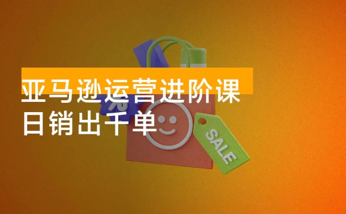亚马逊运营进阶课：掌握广告优化、Listing 文案与爆款打造，日销出千单