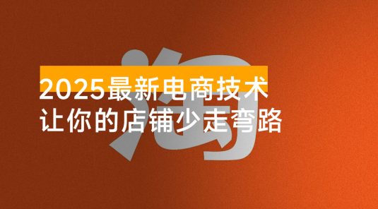 2025 最新电商技术每天分享，让你的店铺少走弯路，越做越好（更新 9 月）