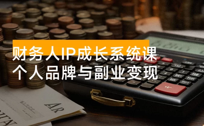 2026 财务人 IP 成长系统课:一套专为财务/会计从业者设计的个人品牌与副业变现系统解决方案